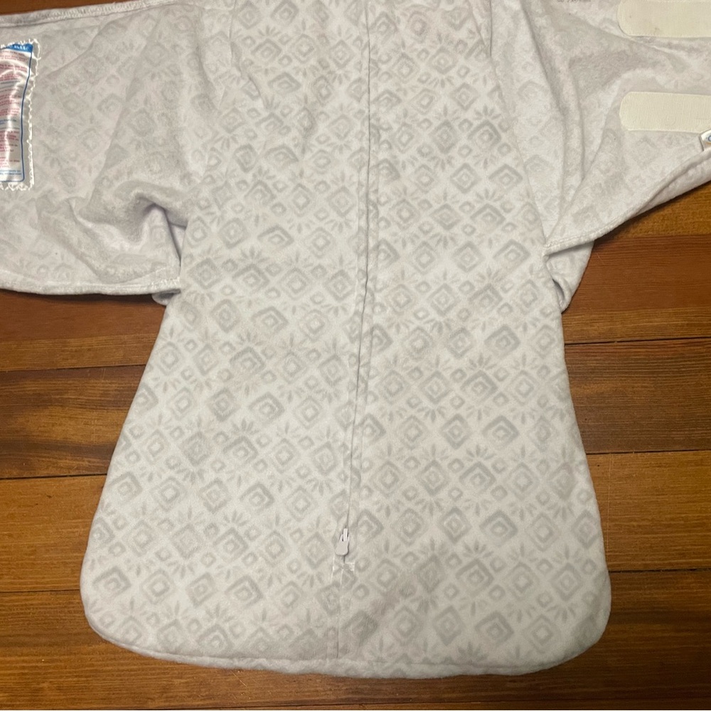 Halo Gray Fleece SleepSack Swaddles Size Small 3-6 Months - Picture 4 of 16